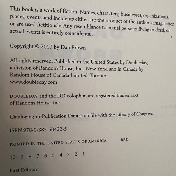 The Lost Symbol Book (Robert Langdon) - Picture 7 of 7